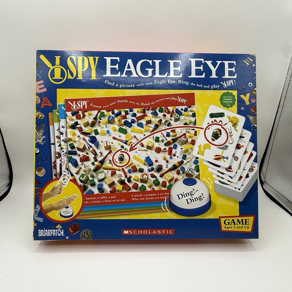 I SPY EAGLE EYE Game Find a Picture Ring the Bell Ages 5+ Great Family Fun